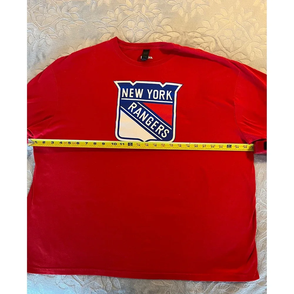 New York Rangers Fanatics NHL Hockey‎ Red Graphic T-Shirt Men's 2XL